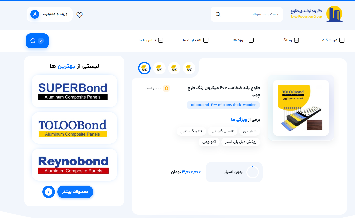 طراحی سایت پیشتازان طلوع باند