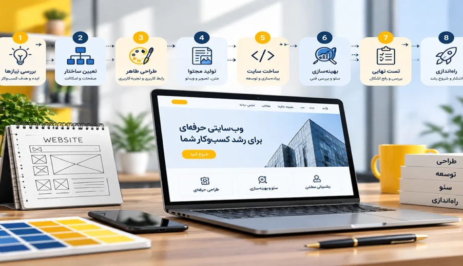 مراحل طراحی سایت چیست؟