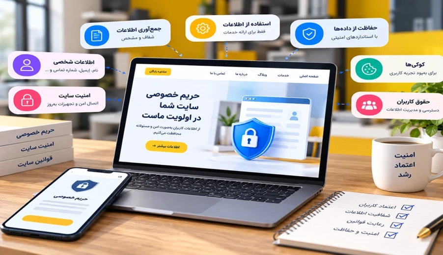 حریم خصوصی سایت چیست؟