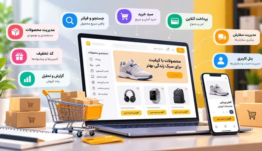 امکانات ضروری فروشگاه اینترنتی چیست؟